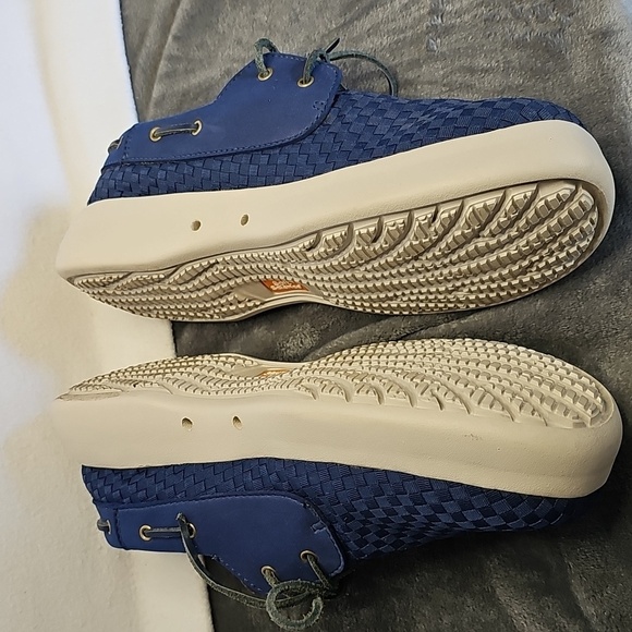 Womens Soft Science The Cruise Loafers Lightweight Woven Leather Laces Size 11 - Picture 5 of 7